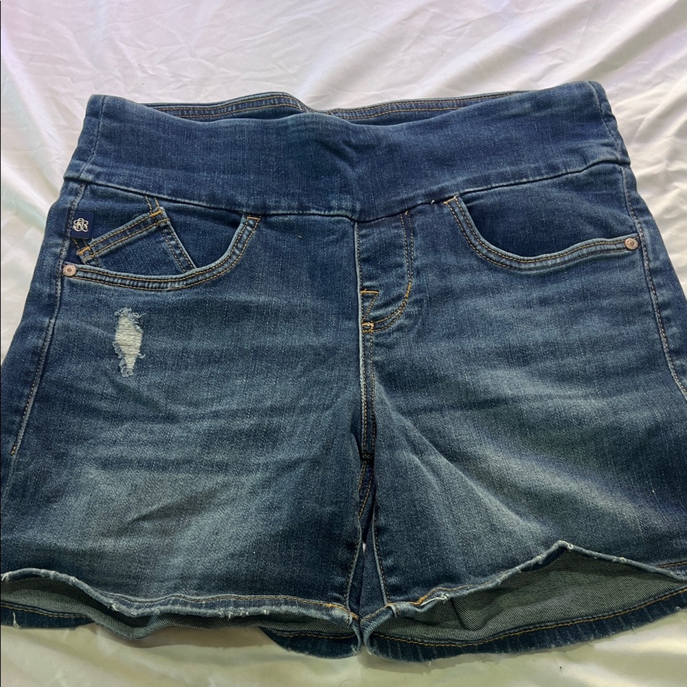 Rock & Republic Dark Blue Jean Shorts